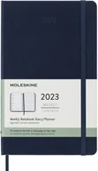 Kalendarze - Kalendarz 2023 tygodniowy 12ML tw. sapphire blue - Moleskine - miniaturka - grafika 1