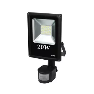 Volteno Reflektor LED z czujnikiem ruchu Slim VO0766, 20 W - Lampy ogrodowe - miniaturka - grafika 1