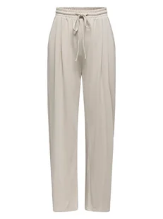 ONLY Spodnie w kolorze beżowym - Spodnie damskie - miniaturka - grafika 1