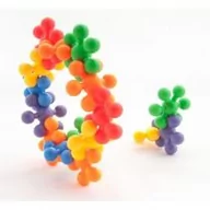Klocki - Kolorowe Baloniki Klocki Gwiazdki 180 elementów - miniaturka - grafika 1