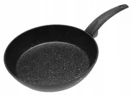 Patelnie - PATELNIA Tradycyjna MARMUROWA 28cm Nieprzywierająca INDUKCJA Gaz 565 - miniaturka - grafika 1