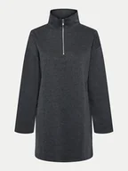 Sukienki - Pieces Sukienka dzianinowa 17152929 Szary Loose Fit - miniaturka - grafika 1