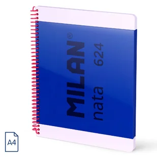 KOŁOBRULION A4 80 # NATA 624 NIEBIESKI MILAN - Długopisy - miniaturka - grafika 1