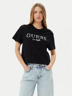 Koszulki i topy damskie - Guess T-Shirt V5GI09 K9RM1 Czarny Regular Fit - miniaturka - grafika 1