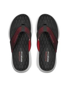 Skechers Japonki Vapor Foam Sandal 232894/BKRD Czarny - Klapki i japonki męskie - miniaturka - grafika 1