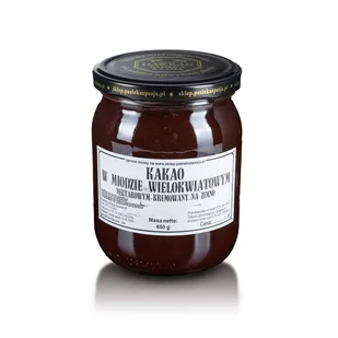 KAKAO W MIODZIE WIELOKWIATOWYM 630g, pyszny, słodki, nierozgrzewany, 100 lat tradycji, zdrowy - Miód - miniaturka - grafika 1