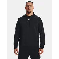 Bluzy sportowe męskie - Bluza fitness męska UNDER ARMOUR Rival Fleece Hoodie z kapturem - miniaturka - grafika 1