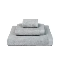 Ręczniki - Wysokiej jakości ręcznik frotte 550 gramów, M/Luxus 50x100cm srebrny - miniaturka - grafika 1