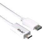 Kable - Club 3D Kabel Kabel DP-HDMI S/S 3,0m aktiv Club3D CAC-1073 - miniaturka - grafika 1