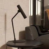 Lampy stojące - EGLO Lampa stołowa LED Almudaina, czarna, wysokość 49,5 cm, stal - miniaturka - grafika 1