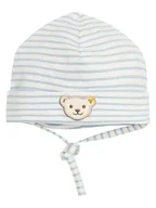 Czapeczki dla niemowląt - Steiff Czapka w kolorze biało-błękitnym - miniaturka - grafika 1
