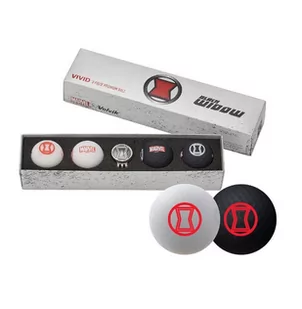 Piłki golfowe VOLVIK BLACK WIDOW (zestaw 4 piełek z markerem) - Golf - miniaturka - grafika 1