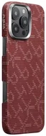 Etui i futerały do telefonów - Pitaka Tactile Woven Case, PTK Red/Gold - iPhone 16 Pro Max - miniaturka - grafika 1