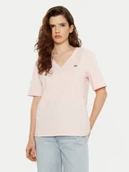 Koszulki i topy damskie - Lacoste T-Shirt TF7300 Różowy Regular Fit - miniaturka - grafika 1