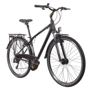 Rower trekkingowy INDIANA X-Road 3.0 M23 28 cali męski Czarno-brązowy - Rowery - miniaturka - grafika 1
