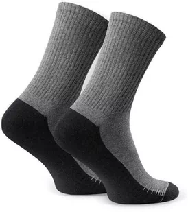 Skarpety męskie i młodzieżowe półfrotte art. 047 AX117 melanż szare - Skarpetki damskie - miniaturka - grafika 1