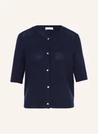 Swetry damskie - Darling Harbour Kardigan Z Dodatkiem Kaszmiru blau - miniaturka - grafika 1