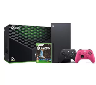 Xbox Series X z napędem - 1TB - dodatkowy pad (różowy) - EA SPORTS FC 24 - Kup na Raty - RRSO 0% - Konsole Xbox - miniaturka - grafika 1
