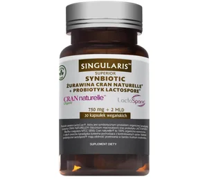 ŻURAWINA + probiotyk SINGULARIS 30 kapsułek wege - Suplementy naturalne - miniaturka - grafika 1
