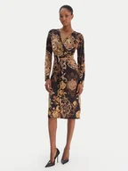 Sukienki - Rinascimento Sukienka koktajlowa CFC0020153002 Czarny Slim Fit - miniaturka - grafika 1