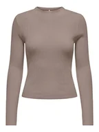 Koszulki i topy damskie - ONLY Koszulka w kolorze szarobrązowym - miniaturka - grafika 1