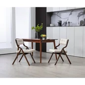 Krzesła - Składane krzesła z wyściełanym siedziskiem, zestaw 2 składanych krzeseł do jadalni z poduszką, przenośne krzesła dla gości, do biura, na wesele - miniaturka - grafika 1