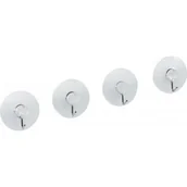 Wieszaki łazienkowe - Fackelmann Wieszaczki na przyssawkę 4szt 16118 - miniaturka - grafika 1