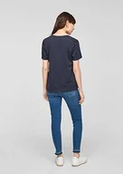 Koszulki i topy damskie - s. Oliver T-Shirt damski v-neck granatowy M/38 - miniaturka - grafika 1