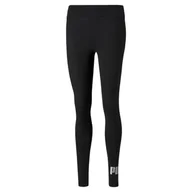 Legginsy - Puma Legginsy Damskie Ess+ Metallic Leggings Czarne 848307 51 L - miniaturka - grafika 1