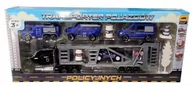 Samochody i pojazdy dla dzieci - Transporter Pojazdów Policyjnych Zestaw Joinco - miniaturka - grafika 1