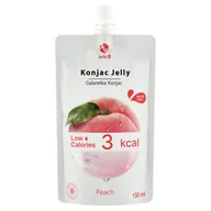 Galaretki - Jelly.B Galaretka Konjac Brzoskwinia roślinno - owocowa 150 g - miniaturka - grafika 1
