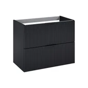 Szafki łazienkowe - Szafka pod umywalkę Nabel 80x45.2x63.5 cm czarny mat Roca - miniaturka - grafika 1