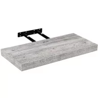 Półki do salonu - Półka ścienna Stilista Volato, 80 cm, białe drewno - miniaturka - grafika 1