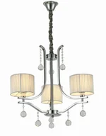 Lampy sufitowe - Lumina Deco Deco KLASYCZNY ŻYRANDOL KRYSZTAŁOWY FONTENEA W3 - miniaturka - grafika 1