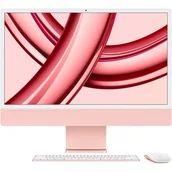 Zestawy komputerowe - Apple iMac 24 M3/8GB/512/MacOS Retina 4,5K Różowy 10R GPU - miniaturka - grafika 1
