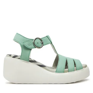 Sandały Fly London Dumafly P144955003 Zielony - Sandały damskie - miniaturka - grafika 1