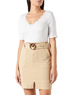 Spódnice - PINKO Spódnica damska, Cb2_beżowy Safari, 44 - miniaturka - grafika 1