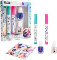 Zabawy w naśladowanie dorosłych - zestaw markerów do paznokci create it! - miniaturka - grafika 1