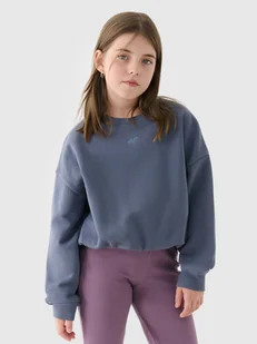 4F Bluza dresowa nierozpinana bez kaptura dziewczęca - niebieska 152 (11-12 lat) - Bluzy dla dziewczynek 4F Bluza dresowa nierozpinana bez kaptura dziewczęca - niebieska 152 (11-12 lat) - Bluzy dla dziewczynek - miniaturka - grafika 1