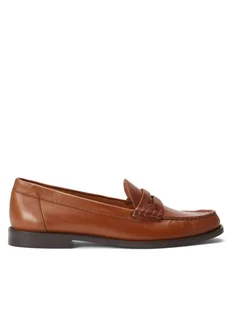 Polo Ralph Lauren Mokasyny Penny 818923252001 Brązowy - Mokasyny damskie - miniaturka - grafika 1