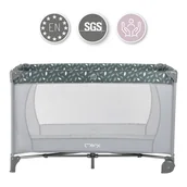 Łóżeczka i kojce - Momi Szare łóżeczko turystyczne MoMi 5Y42AB 5Y42AB SAM  One size - miniaturka - grafika 1