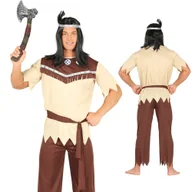Stroje karnawałowe - Strój Przebranie Dla Dorosłych Męski Indianin S - miniaturka - grafika 1