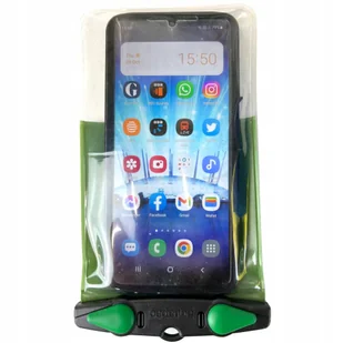 Aquapac: wodoszczelne etui na telefon Plus D/Green - Etui i futerały do telefonów - miniaturka - grafika 1