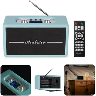 Audizio DAB FM BT Tune60 niebieskie one size - Radia - miniaturka - grafika 1