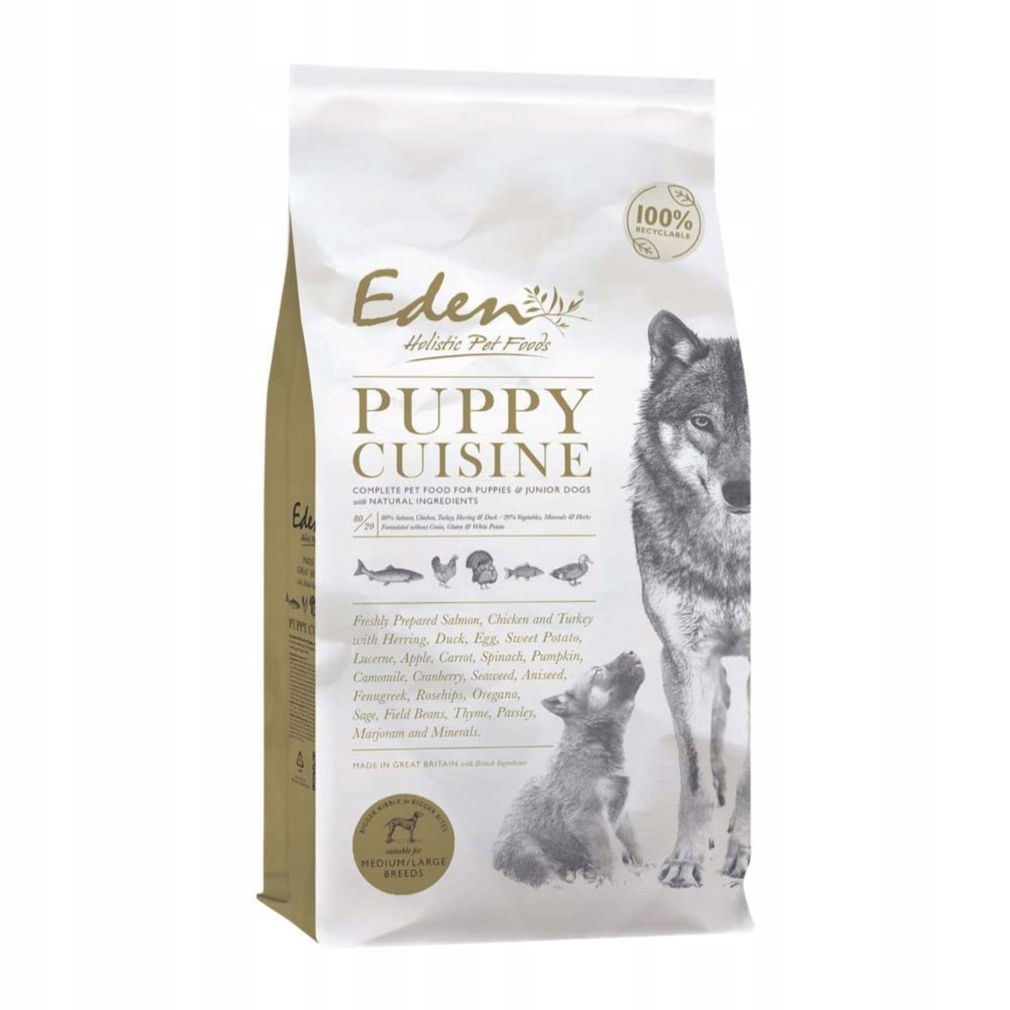 Eden 12kg Puppy Cuisine M