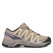 Buty trekkingowe damskie - Trekkingi Salomon X-Adventure Recon L47813500 Beżowy - miniaturka - grafika 1