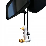 Akcesoria motoryzacyjne - Zawieszka na lusterko samochodowe Kaczka KACZUSZKA MASKOTKA dekoracje auta - miniaturka - grafika 1