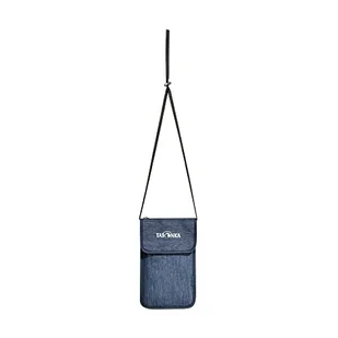 Tatonka Torebka na szyję Neck Wallet - portfel do zawieszenia z dwoma kieszeniami na zamek błyskawiczny i dużą kieszenią wsuwaną - pasuje na paszporty UE - 14 x 22 x 1 cm - off black - Portfele - miniaturka - grafika 1