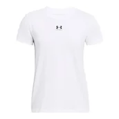 Koszulki i topy damskie - Koszulka damska Under Armour Rival Core SS White L - miniaturka - grafika 1