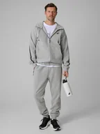 Spodnie sportowe męskie - 4F Spodnie dresowe joggery męskie - szare XXL - miniaturka - grafika 1